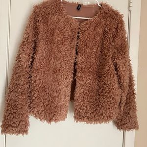Divided by H&M Sherpa pink jacket